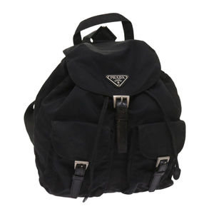 PRADA Backpack Nylon Black Auth ep2937